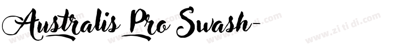 Australis Pro Swash字体转换